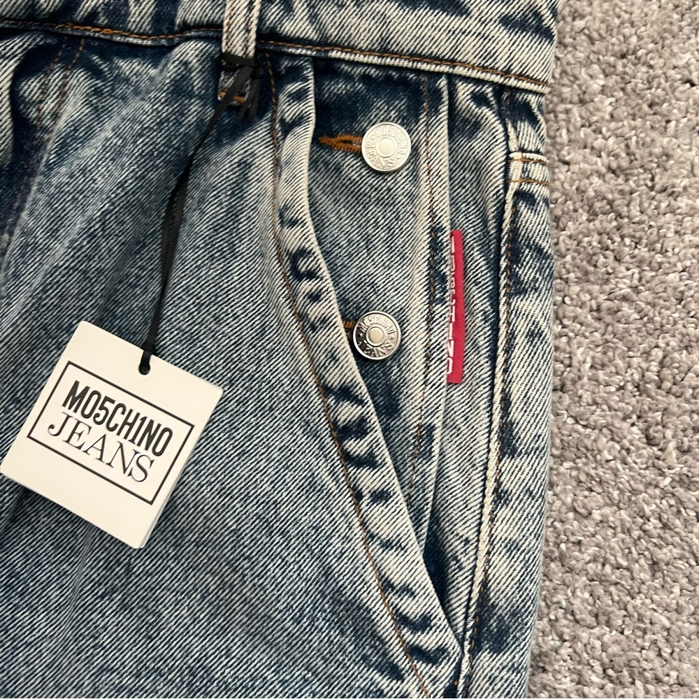 Moschino jeans NWT peace sign and heart - Picture 3 of 9